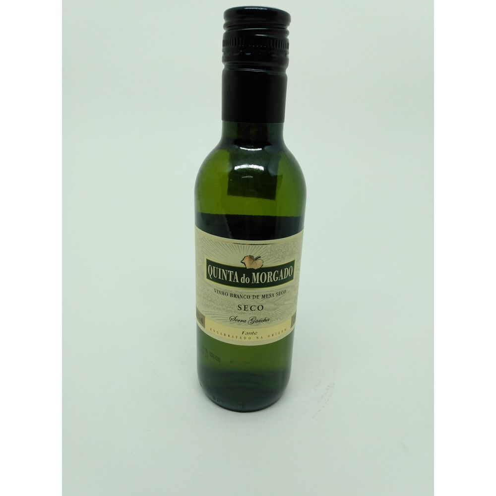 VINHO QUINTA DO MORGADO BRANCO SECO 245ML - manosdoces